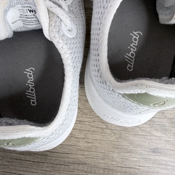 Allbirds TR Tree Runners Sneaker Women's Size 6 Low Shoes Light Gray - Picture 8 of 9